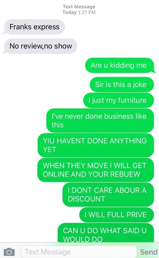message conversation
