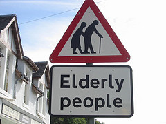 Elderly People Street Sign